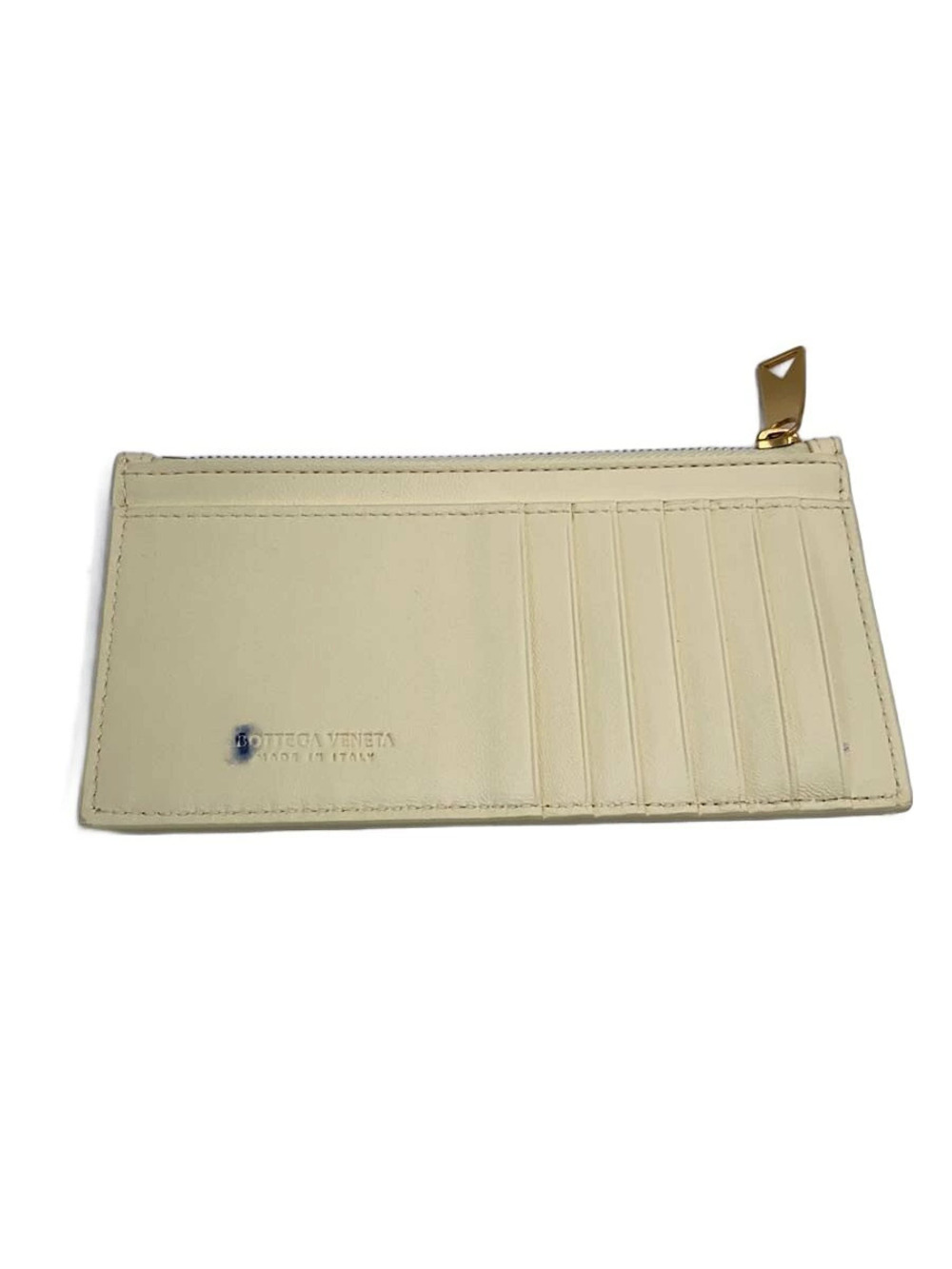BOTTEGA VENETA Ink Maxi Intrecciato Card Case Wallet Leather